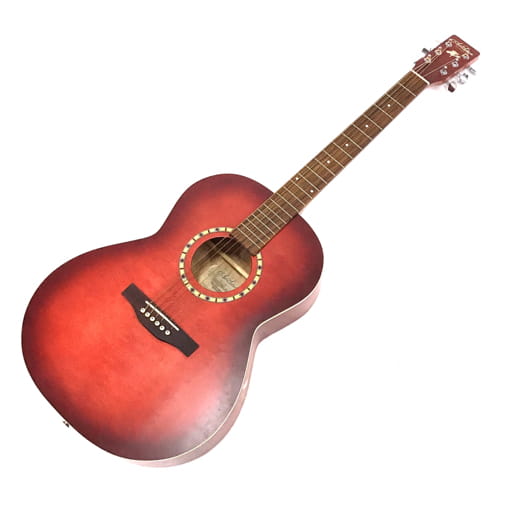 アート＆ルシアー アコースティックギター Folk Spruce Burgundy 純正ソフトケース付 出音確認済 Art & Lutherie