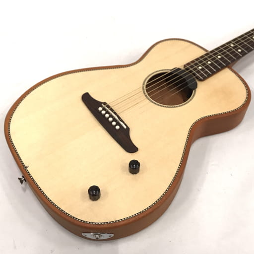 フェンダー Parlor Rosewood Fingerboard Natural エレアコ アコースティックギター 純正ケース付 弦楽器 Fender