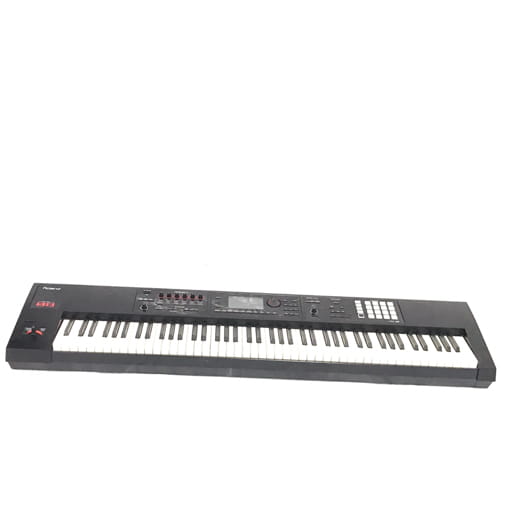 Roland ローランド FA-08 88鍵キーボードシンセサイザー 通電確認済み 現状品 ACアダプター フットペダル付属