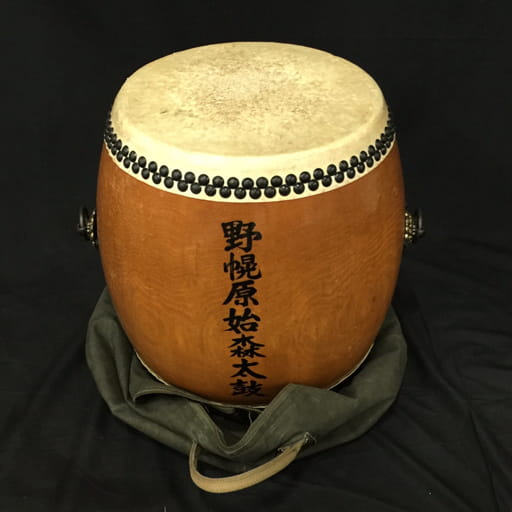 和太鼓 長胴太鼓 宮太鼓 ケース付き 和楽器 伝統楽器 印字あり
